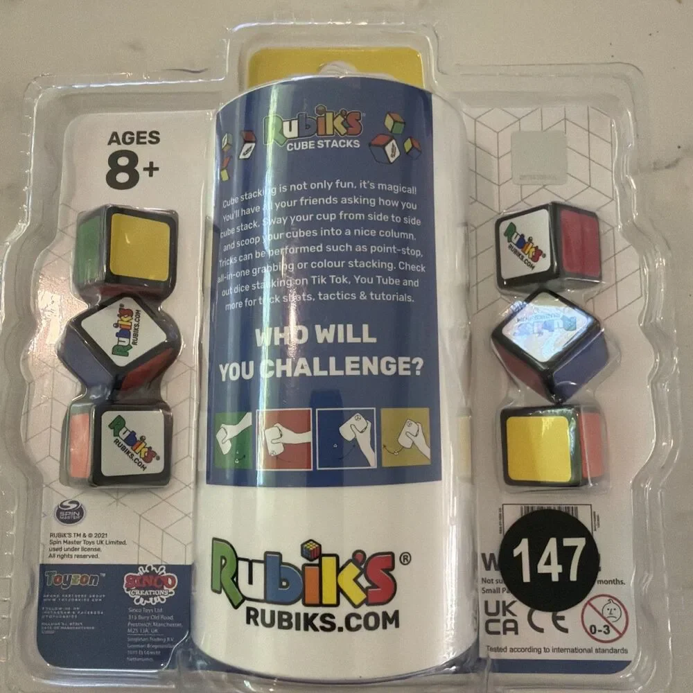 Rubik's Cube Stacks Game New Sealed Dexterity Fast-Paced Game Night Family